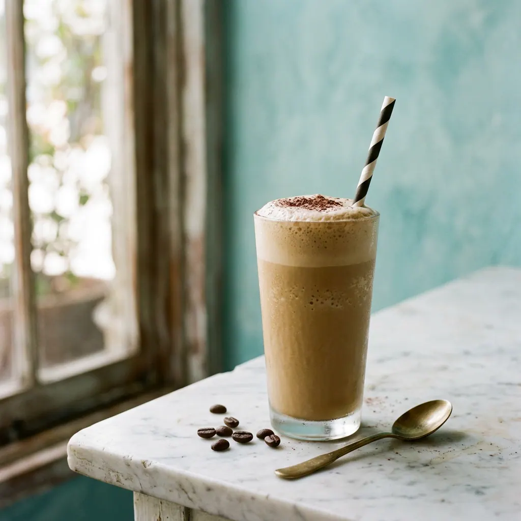 Klassisk espresso-frappé — Frappé & Iskaffe