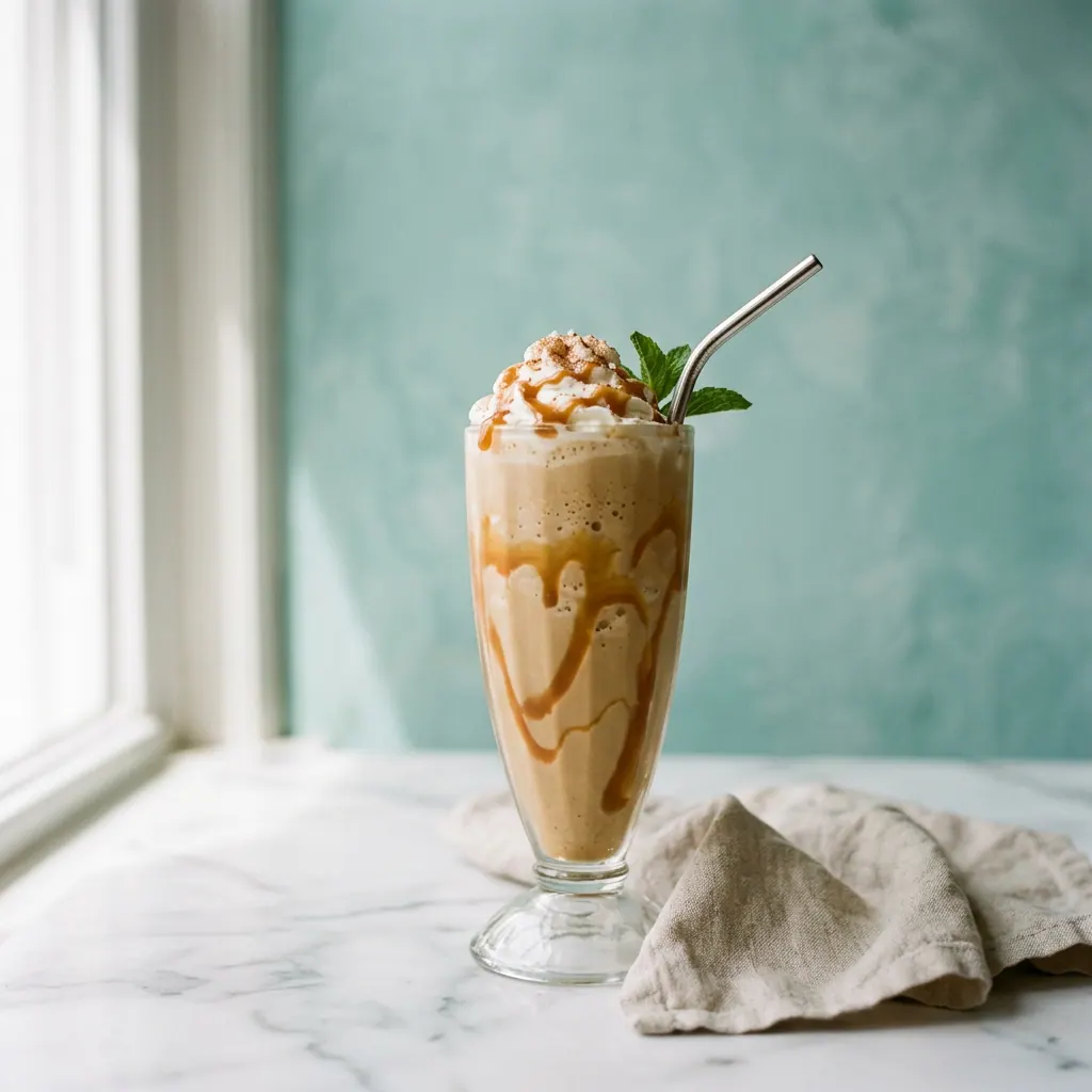 Dulce de leche-frappé — Frappé & Iskaffe