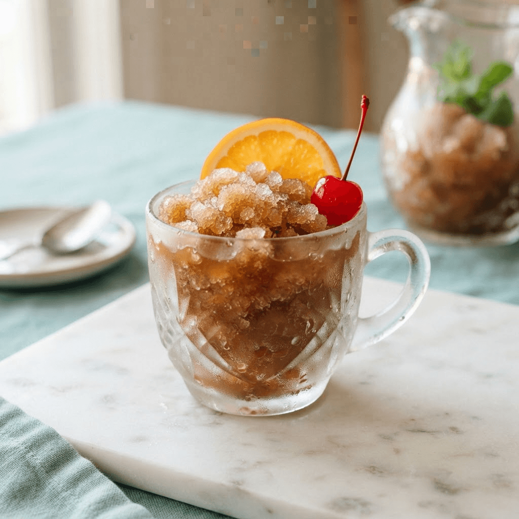 Frozen Bourbon Slush Punch