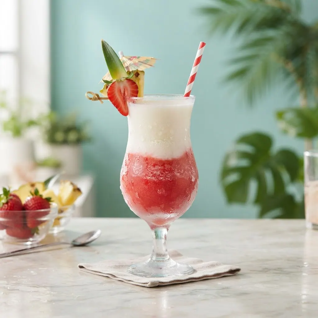 Frozen Miami Vice — Frozen Cocktails