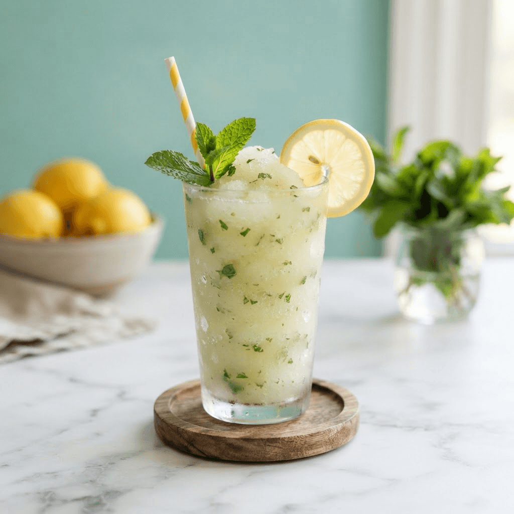 Frozen Mint Lemonade (Limonana)