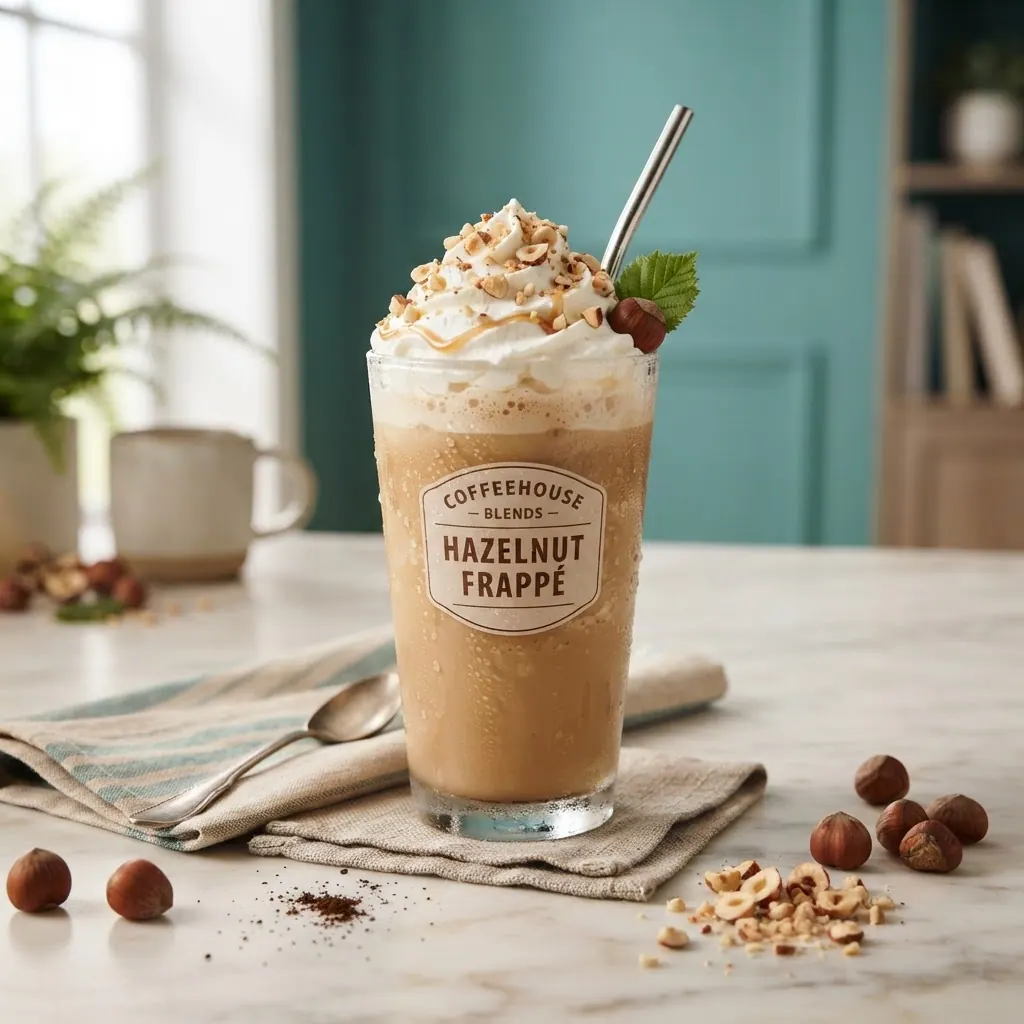 Hasselnød Frappé — Frappé & Iskaffe