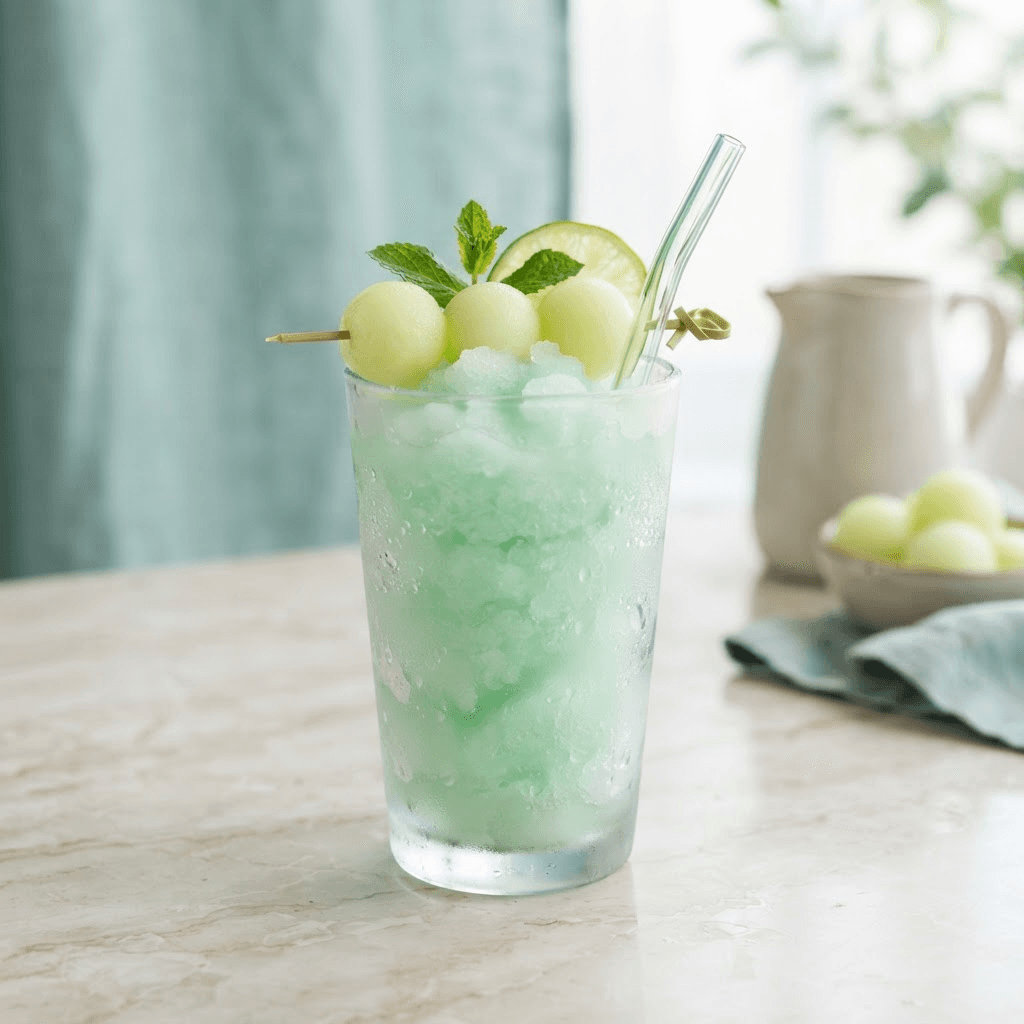 Honeydew Melon Slush