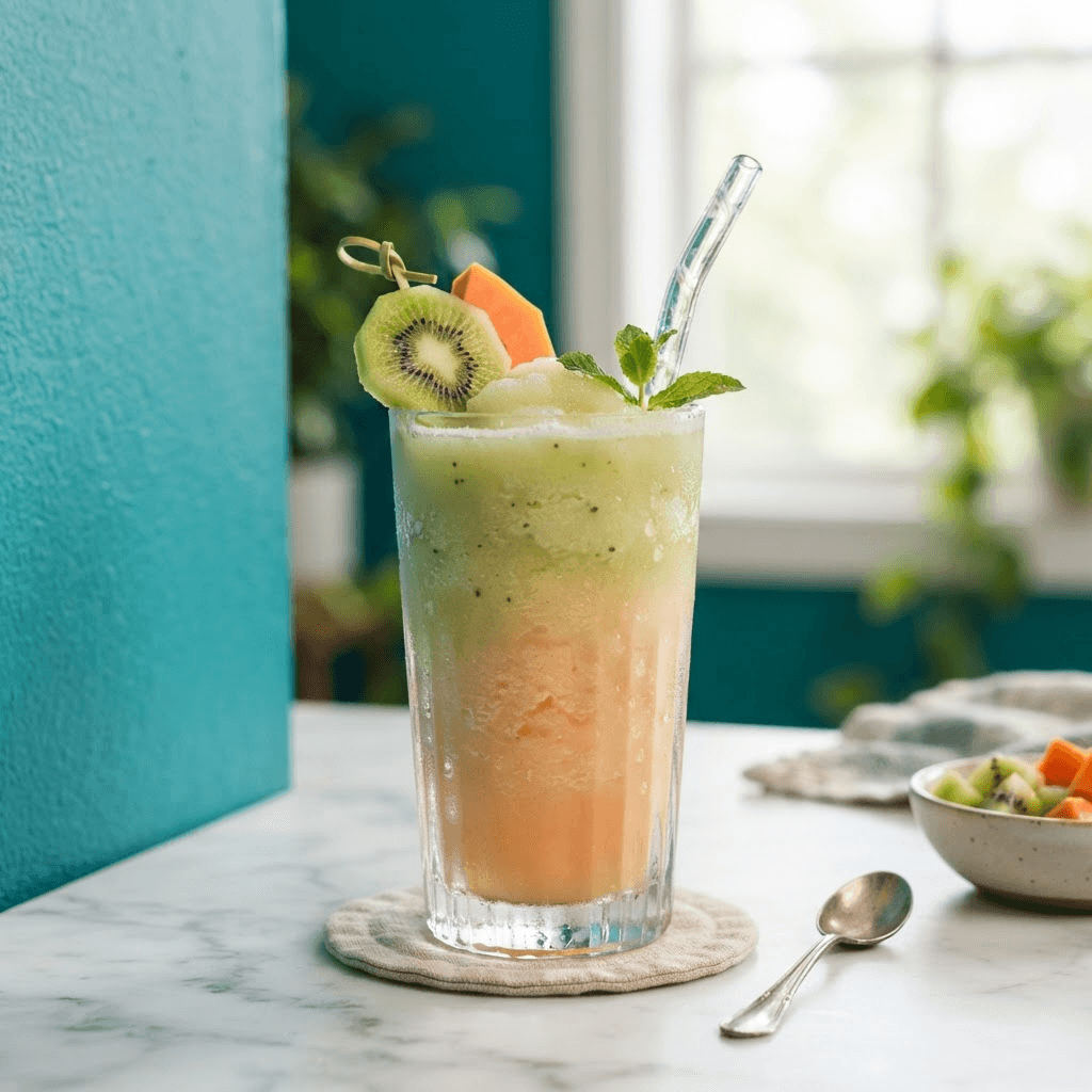 Kiwi Papaya Smoothie