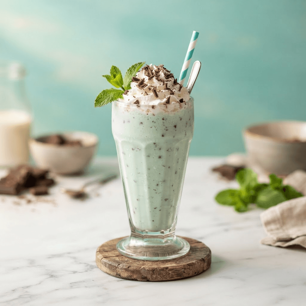 Mint Chocolate Milkshake