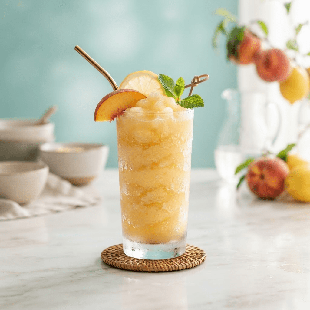 Peach Frozen Lemonade