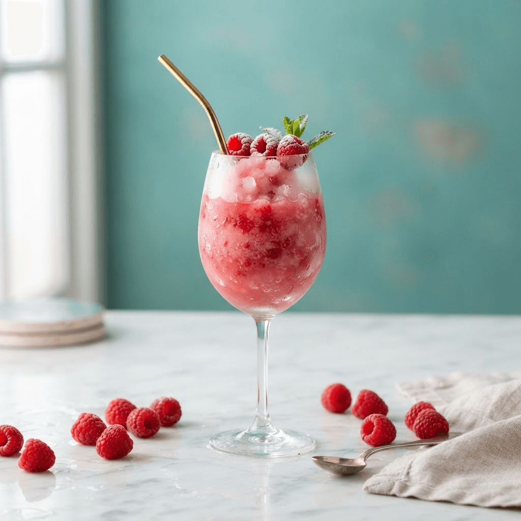 Raspberry Rosé Slush