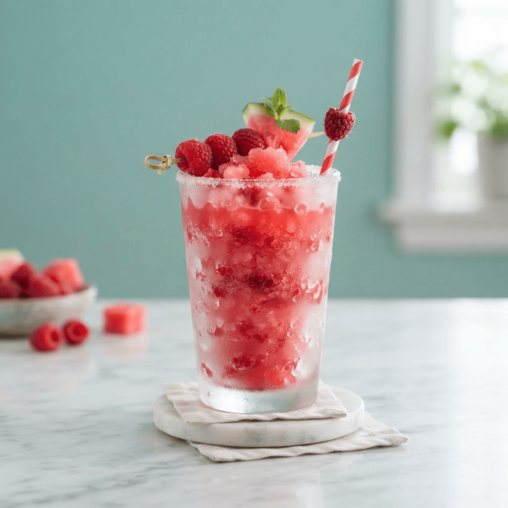 Raspberry Watermelon Slush