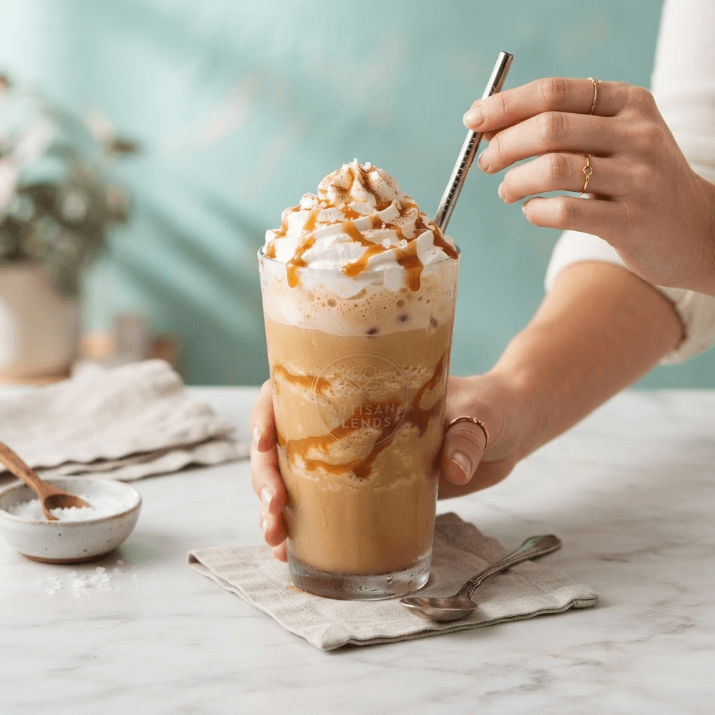 Salted Caramel Frappé