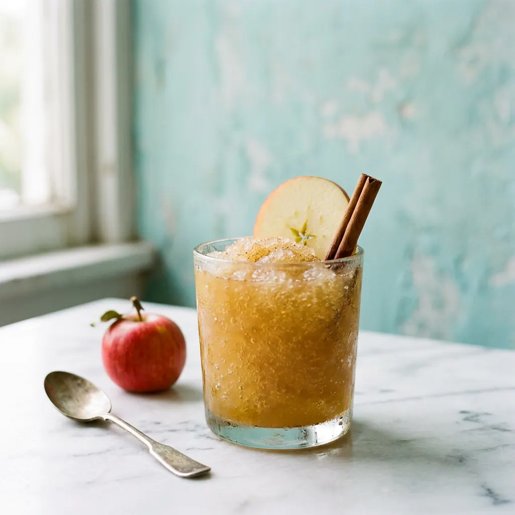 Krydret cider-slush — Frozen Cocktails