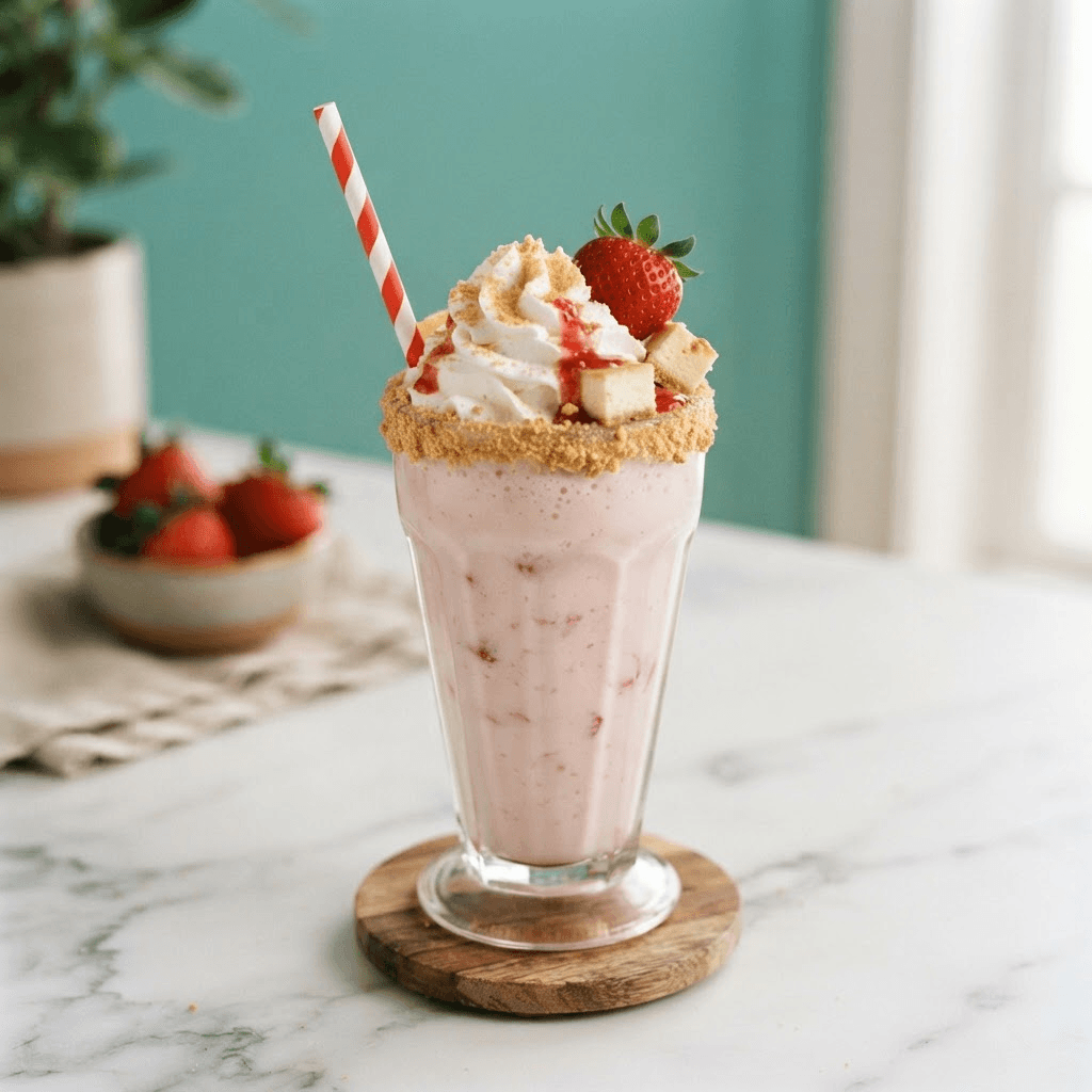 Strawberry Cheesecake Milkshake