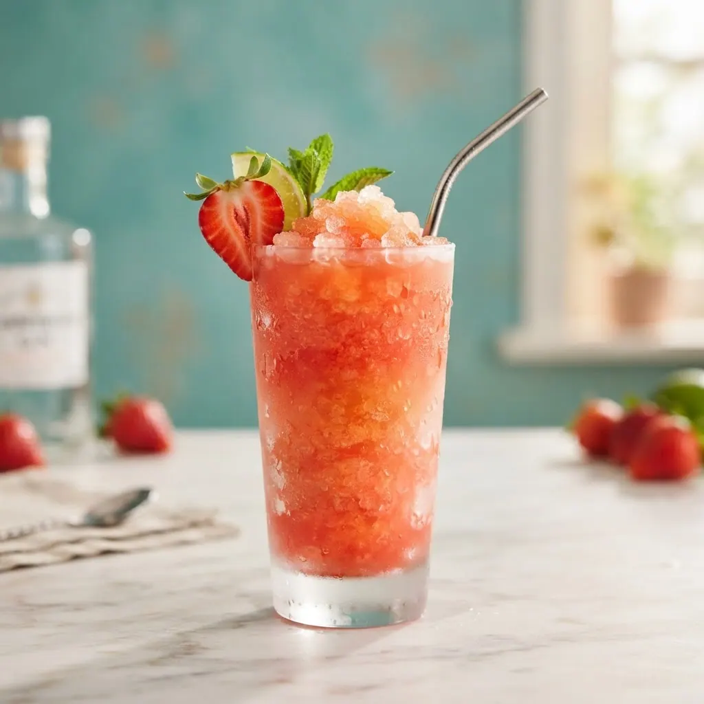 Erdbeer Gin Hass — Frozen Cocktails