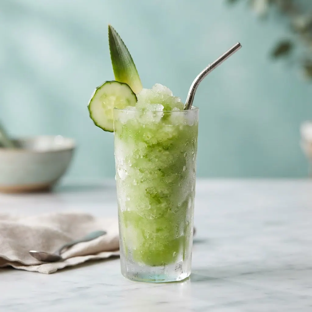 Tropical Green Slush — Mocktails & Alcohol-Free Slush