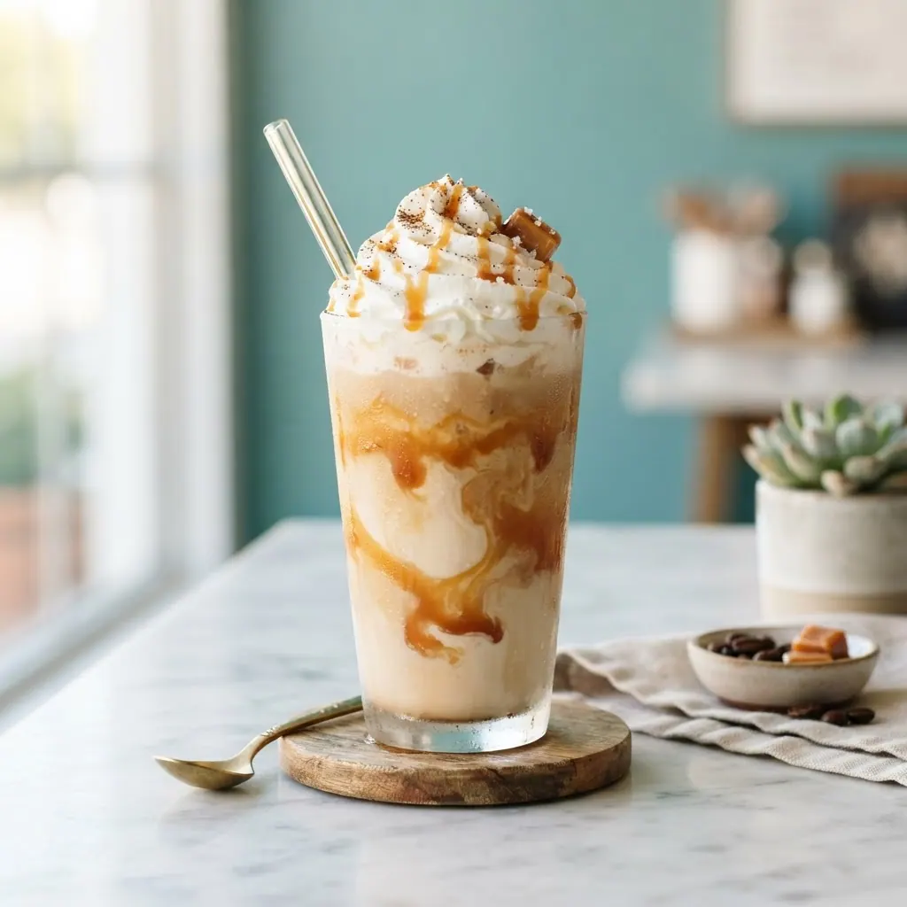 Vanilje-Karamel Frappé — Frappé & Iskaffe