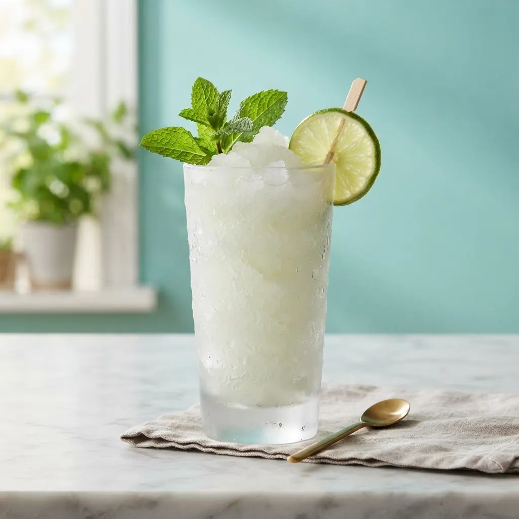 Virgin Mojito Slush — Mocktails & Alcohol-Free Slush